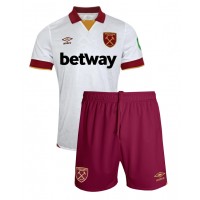 Fotbalové Dres West Ham United Dětské Alternativní 2024-25 Krátký Rukáv (+ trenýrky)